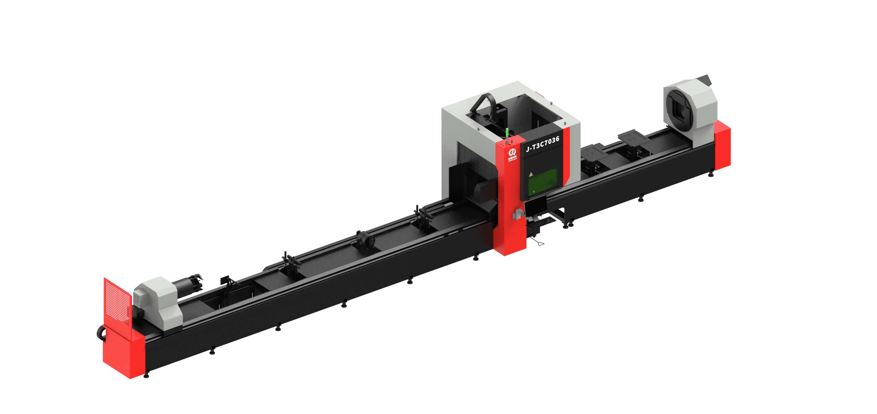 J-T3C240 Three-Chuck Tube Cutting