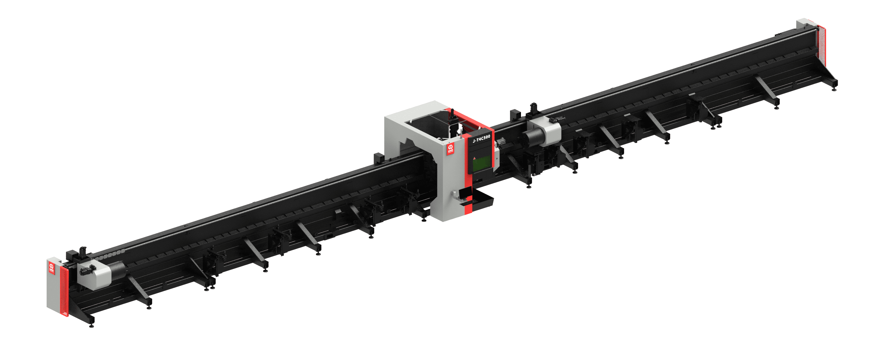J-T4C360 Heavy-Duty Four-Chuck Tube Cutting